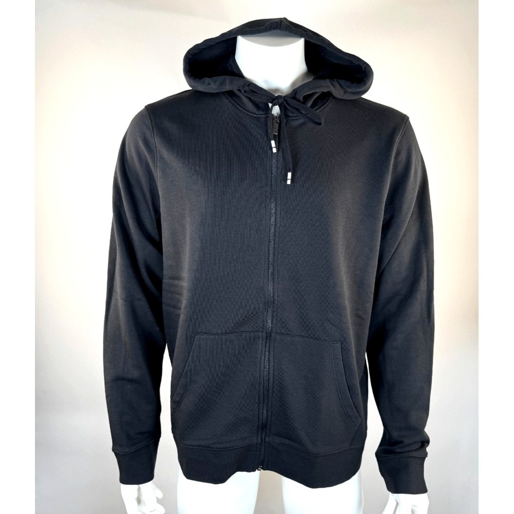 Tommy John French Terry Full Zip Hoodie Mens XL NWT Stretch Long Sleeve‎ Pockets